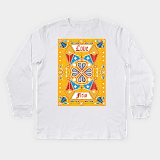 flow of love Kids Long Sleeve T-Shirt